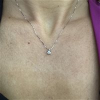 Collana Lux Gioielli Donna in Oro bianco Diamante 0.15 Ct CLLK0366015;3;BI - CLLK0366015;3;BI